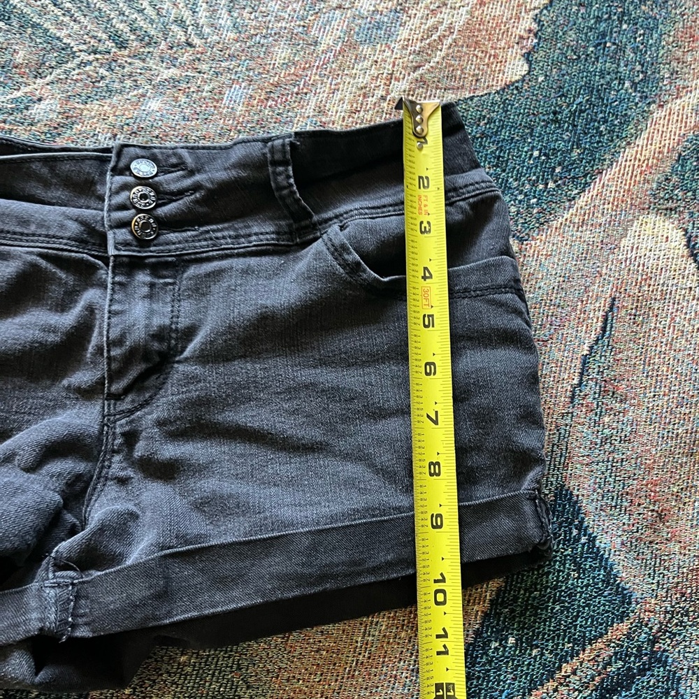 Vintage 90s Guess Jean Shorts Womens 32 High Rise Mom Core USA Button Fly Y2K - Picture 12 of 16